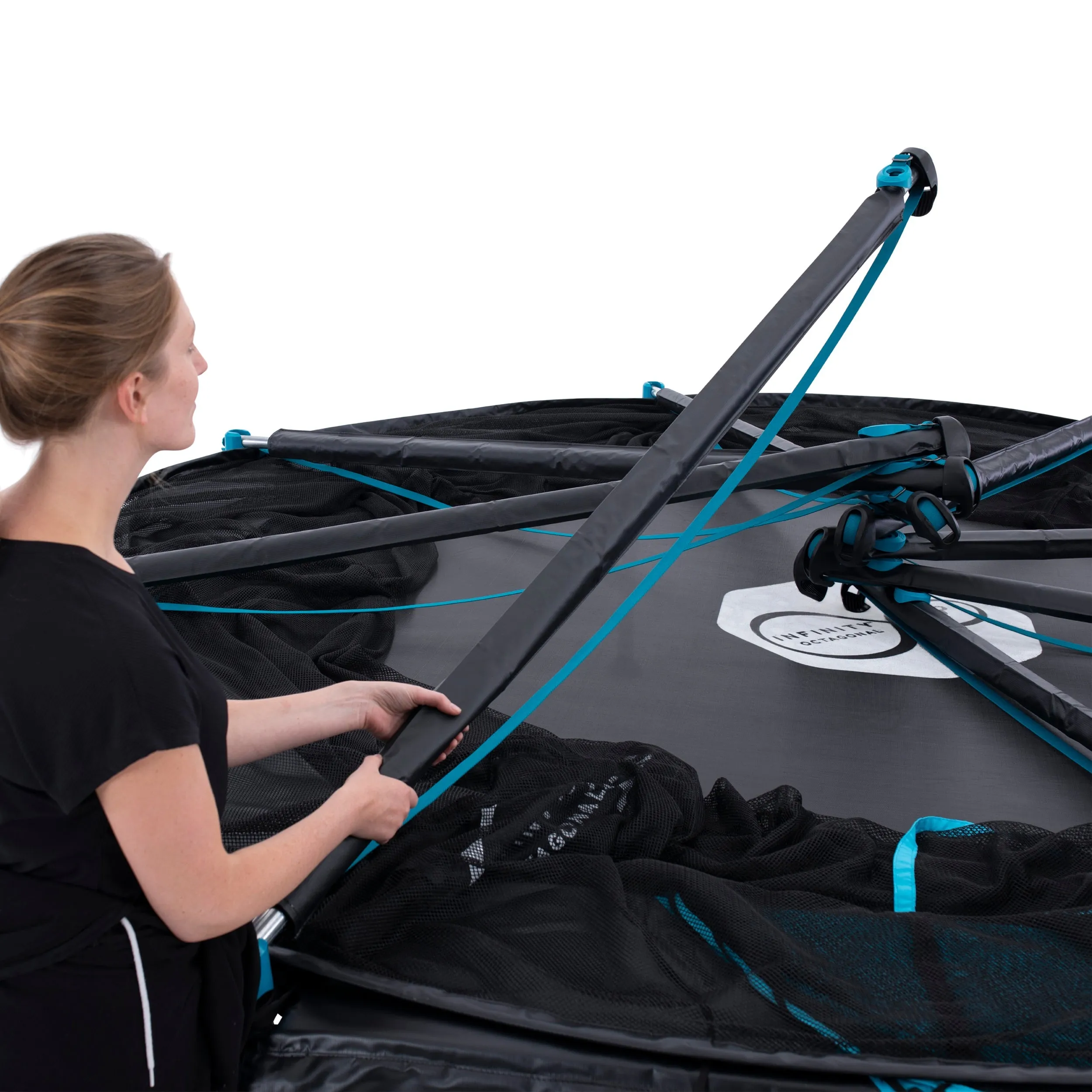 Infinity Octagonal 12ft Trampoline Bundle