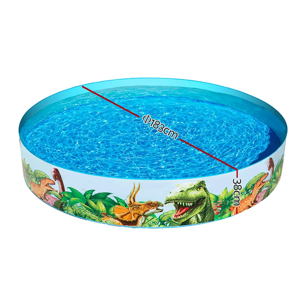 Inflatable Dinosaur Kids Pool w/ Repair Kit, 183x38cm, Bestway
