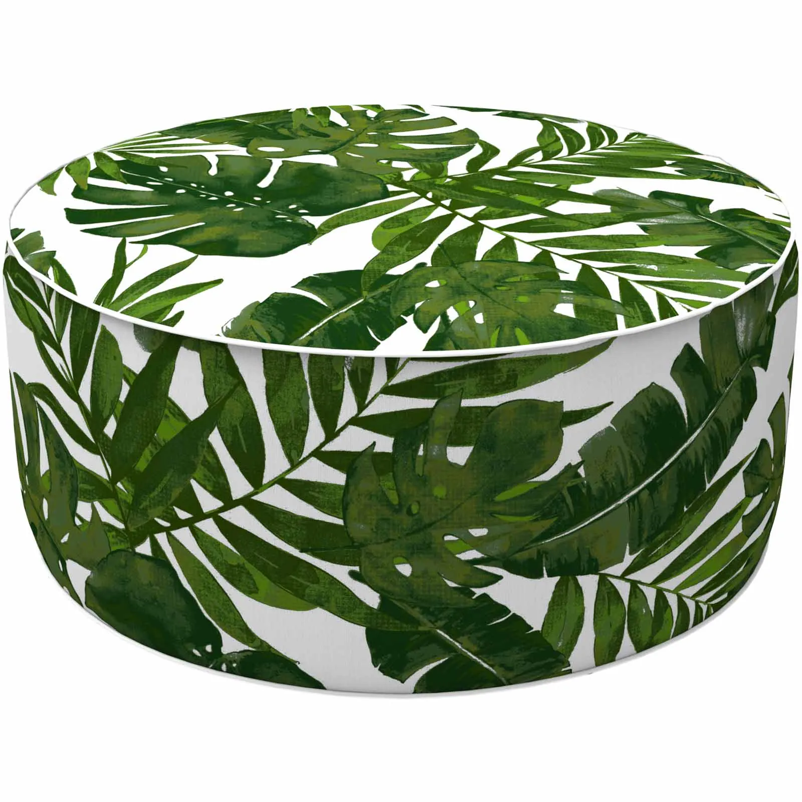 Inflatable Ottoman Palm Green LVTXIII Outdoor