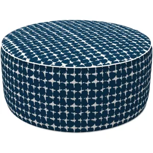 Inflatable Ottoman Tie-dye Navy LVTXIII Outdoor