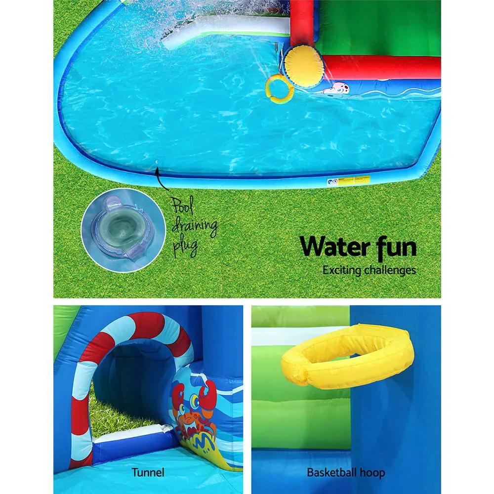 Inflatable Water Jumping Castle Bouncer Kid Toy Slide Splash Pool