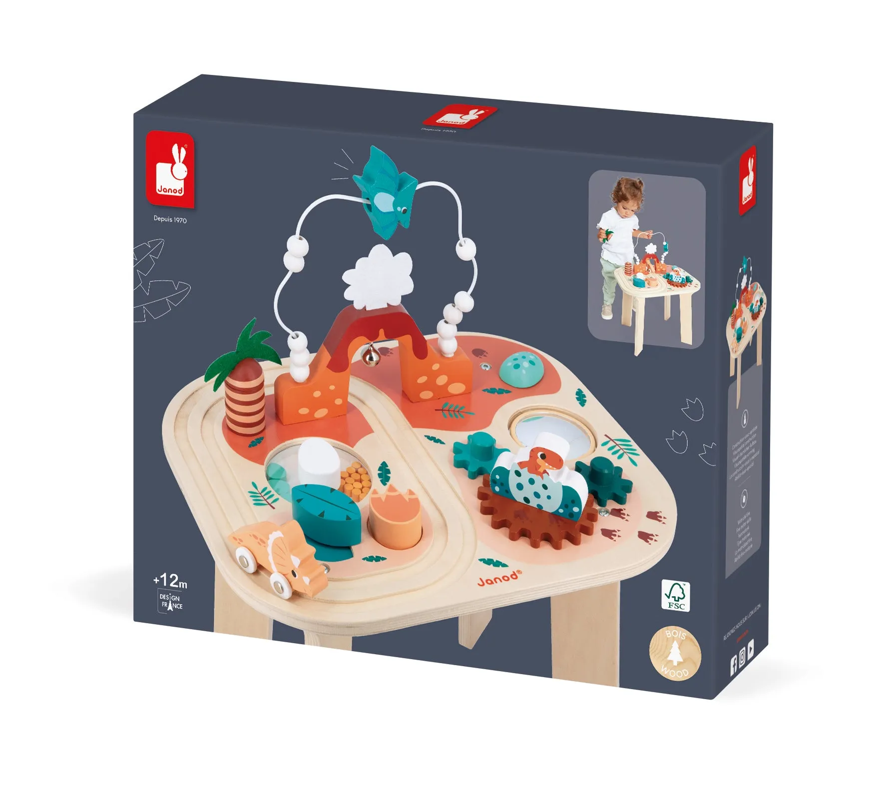 Janod Dino Activity Table