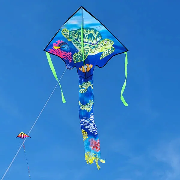 Large Easy Flyer Kite - Sea Turtles