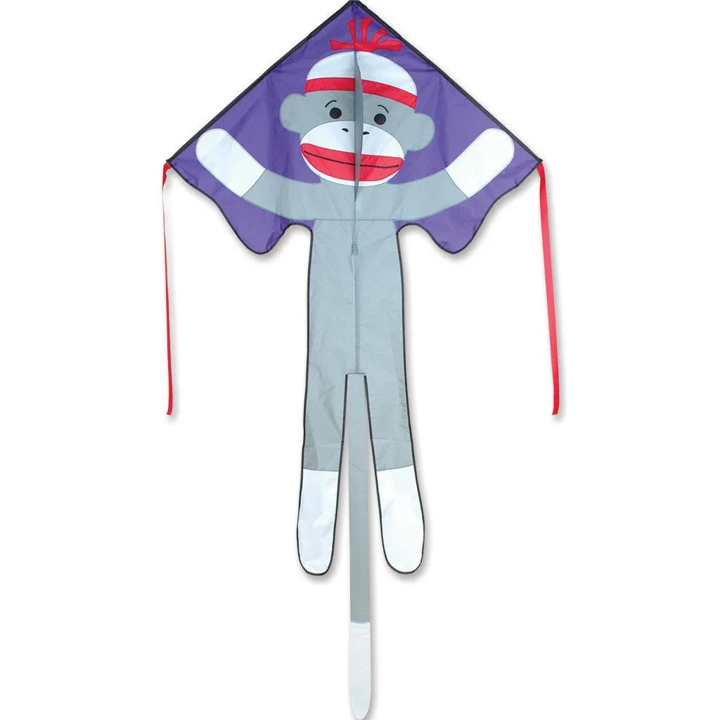 Large Easy Flyer Kite - Sock Monkey