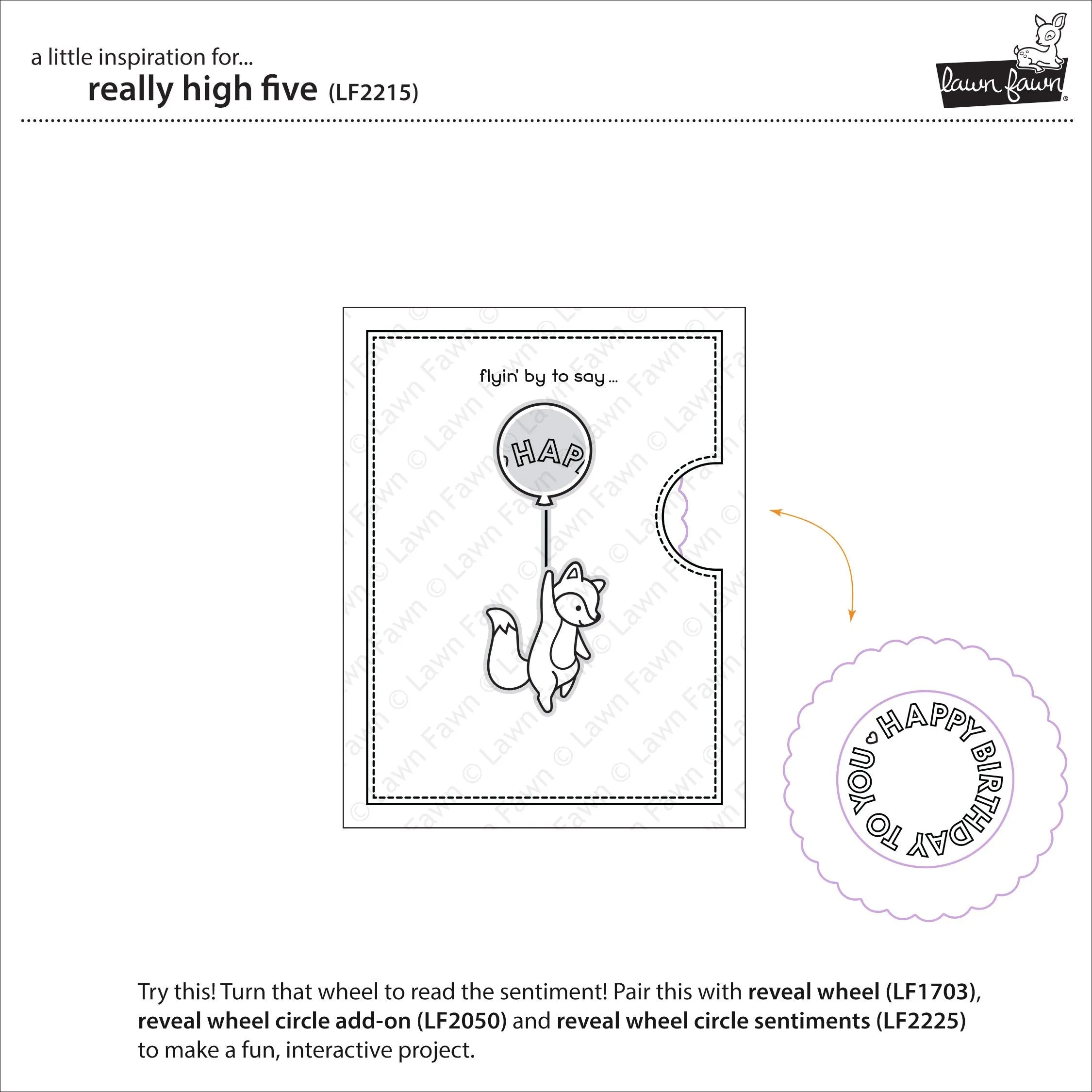 LAWN FAWN: Really High Five