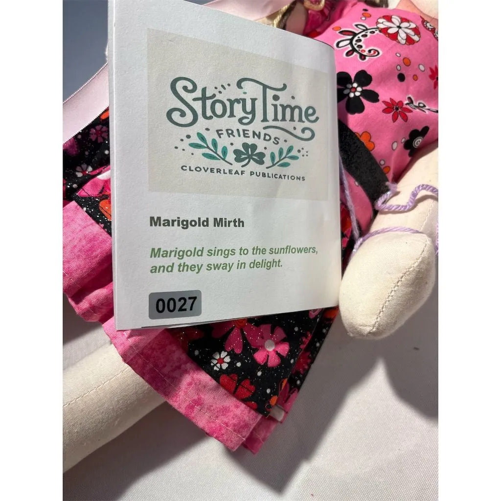 Lidia’s Dolls Storytime Friends Handmade Textile Art Doll   Booklet
