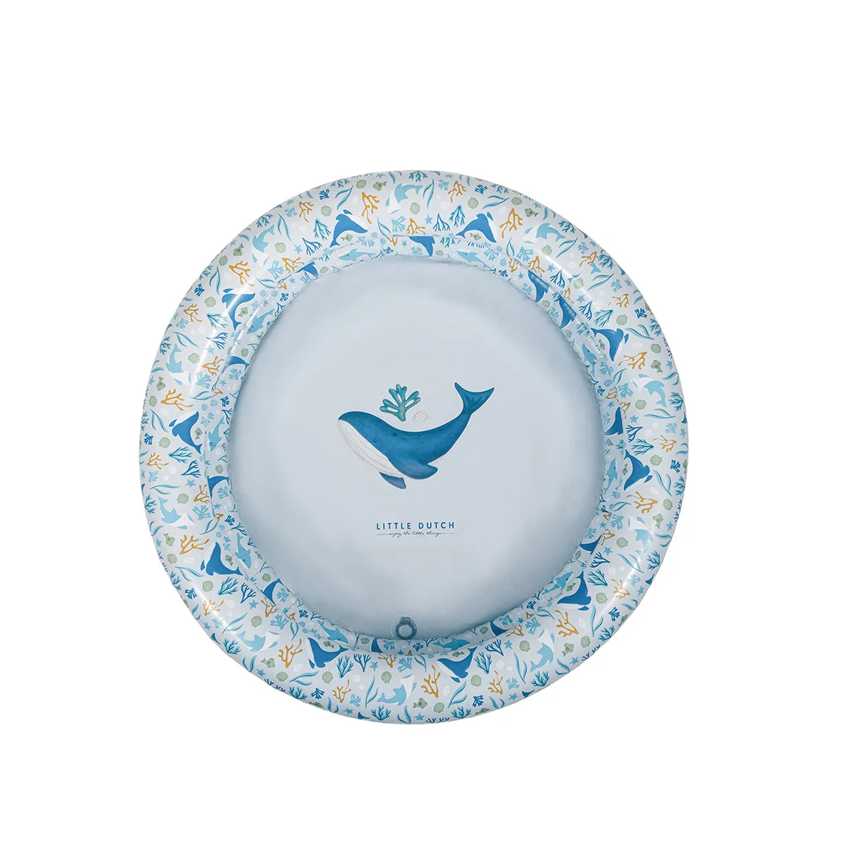 Little Dutch Inflatable Pool 80cm - Ocean Dreams Blue