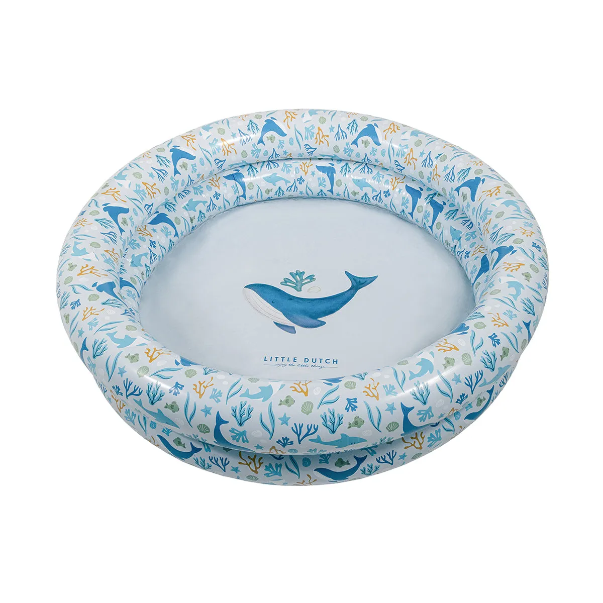 Little Dutch Inflatable Pool 80cm - Ocean Dreams Blue