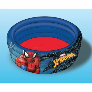 Marvel Spiderman Inflatable Swimming Pool for Kids, 3 Rings Kiddie Pool for Toddlers Infant Baby for Backyard Indoor Outdoor Pool Party Games || 3-8 Years