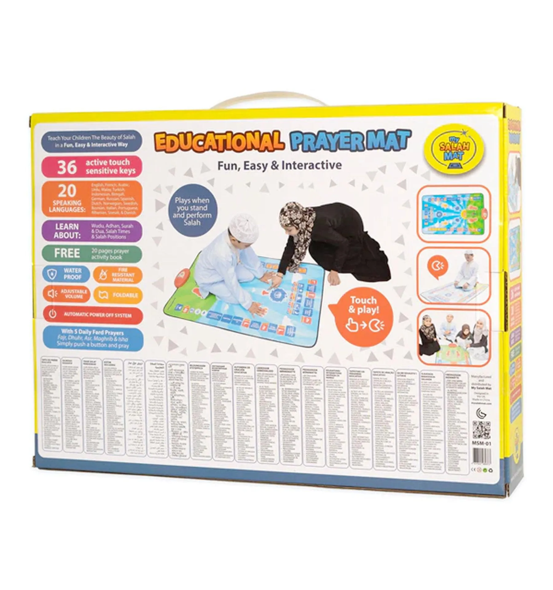 My Salah Mat Interactive Prayer Mat for Kids