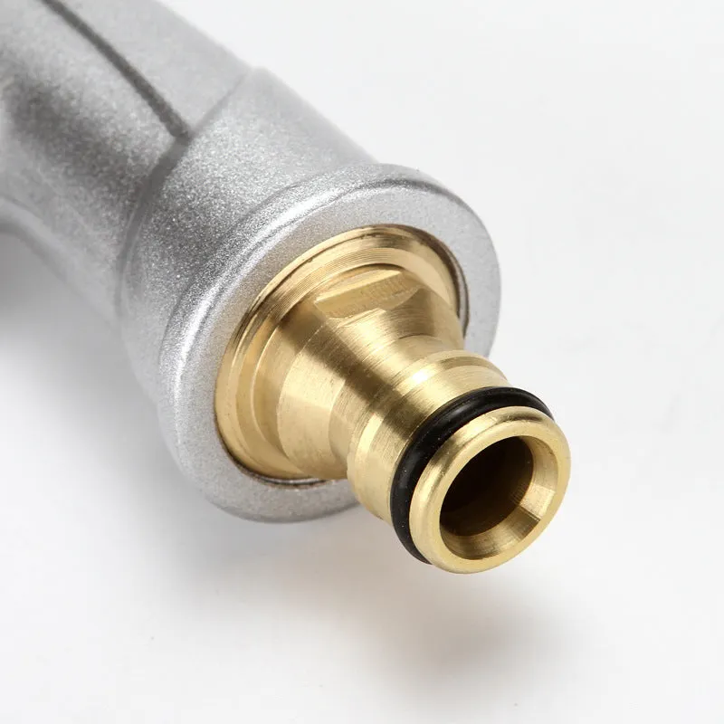 New High-Pressure Car Wash Water Gun Long Mouth Thickened Water Gun Black Silver Household Car Wash Water Gun
