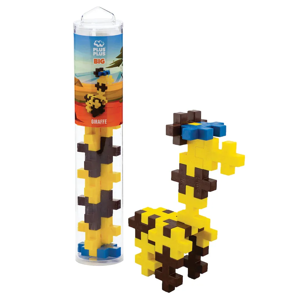 Plus Plus Big Creative Building Blocks - 15 Piece Tube
