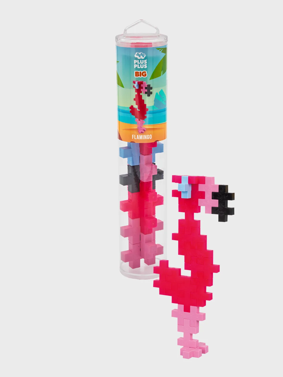 Plus Plus Big Creative Building Blocks - 15 Piece Tube