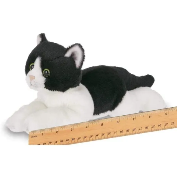 Plush Stuffed Black and White Cat Lil' Domino