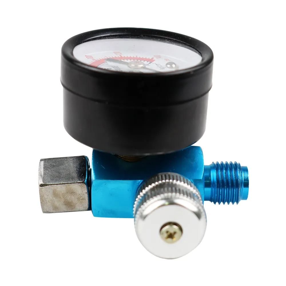 Professional Gravity-Fed HVLP Spray gun 1.4mm   Air Regulator with Gauge