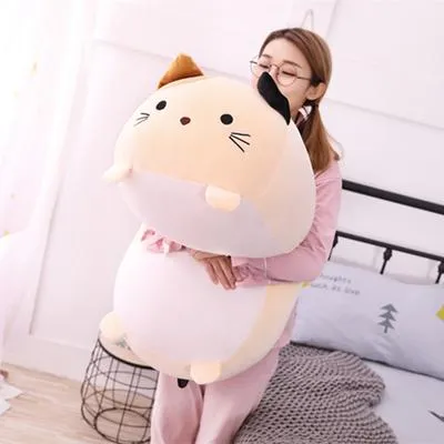 Soft Squishy Animal Cat Kitten Cartoon Stuffed Toys