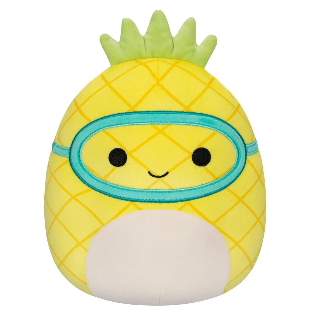 Squishmallows 7.5 Inch Plush S15  Maui Pineapple With Scuba Mask