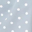 Steel Blue & White Polka Dot High Waisted Shorts