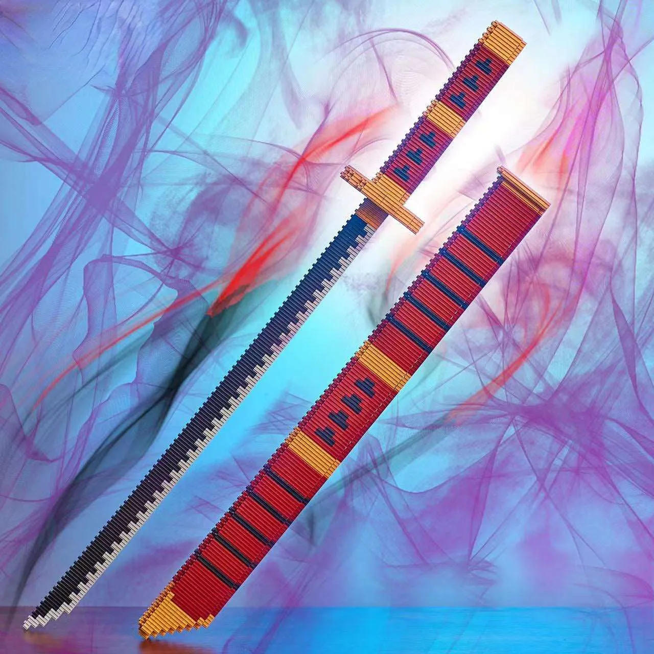Traditional Japanese Katana Building Blocks