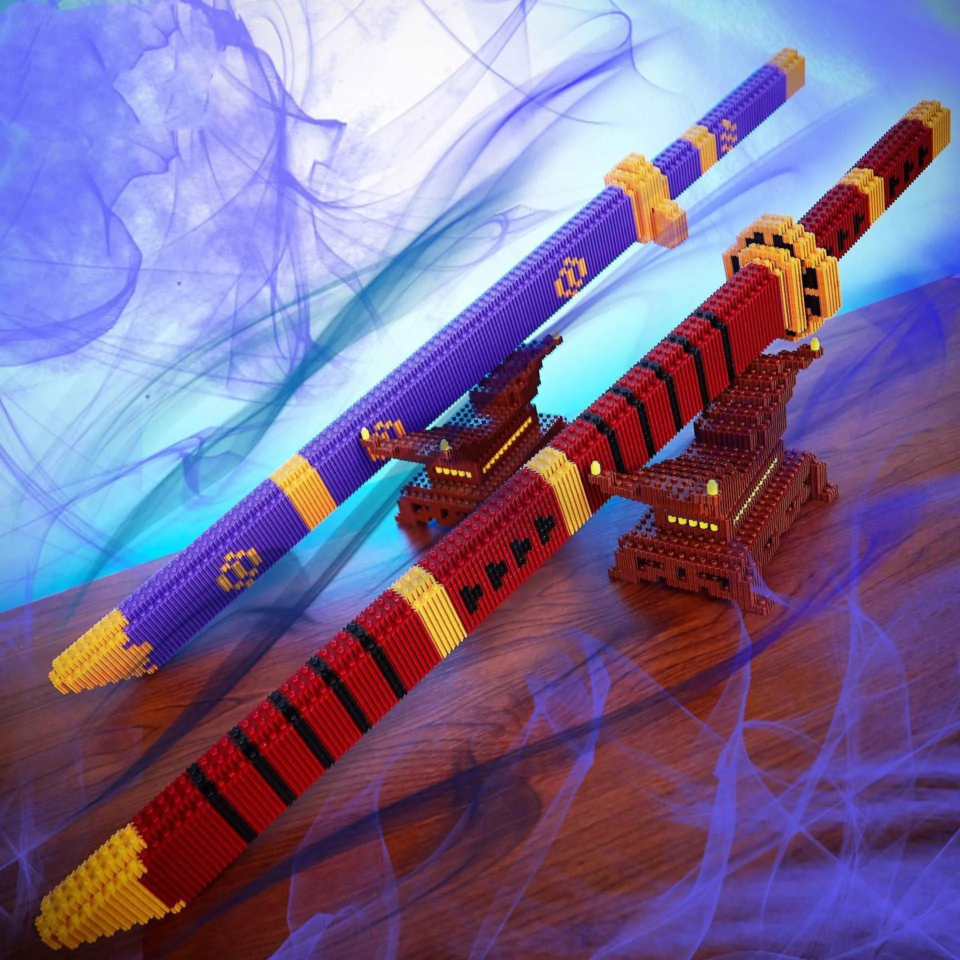 Traditional Japanese Katana Building Blocks