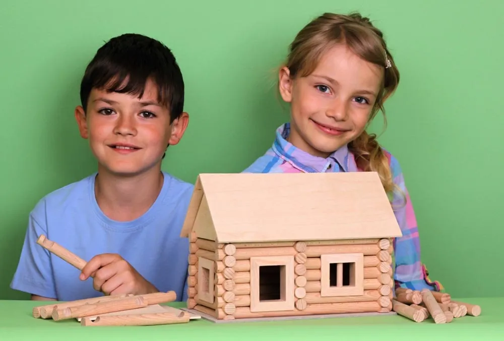 Walachia Vario Suitcase Wooden Building Set 72 Pieces