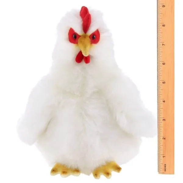 White Plush Stuffed Hen Henny